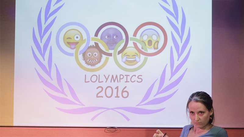 First slide image from the LOLympics