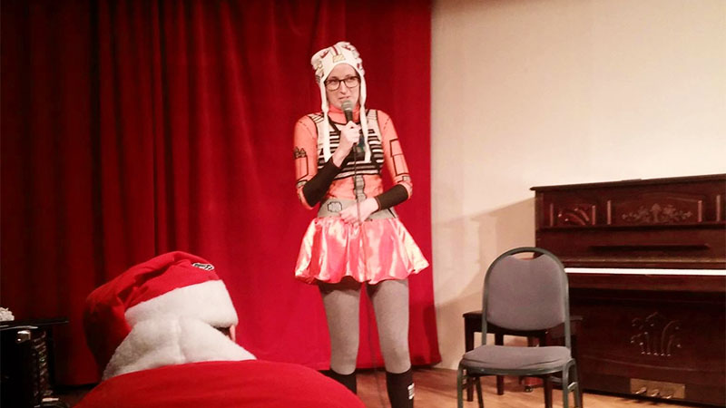 Second slide image from the Christmas event of Stand up Seoul